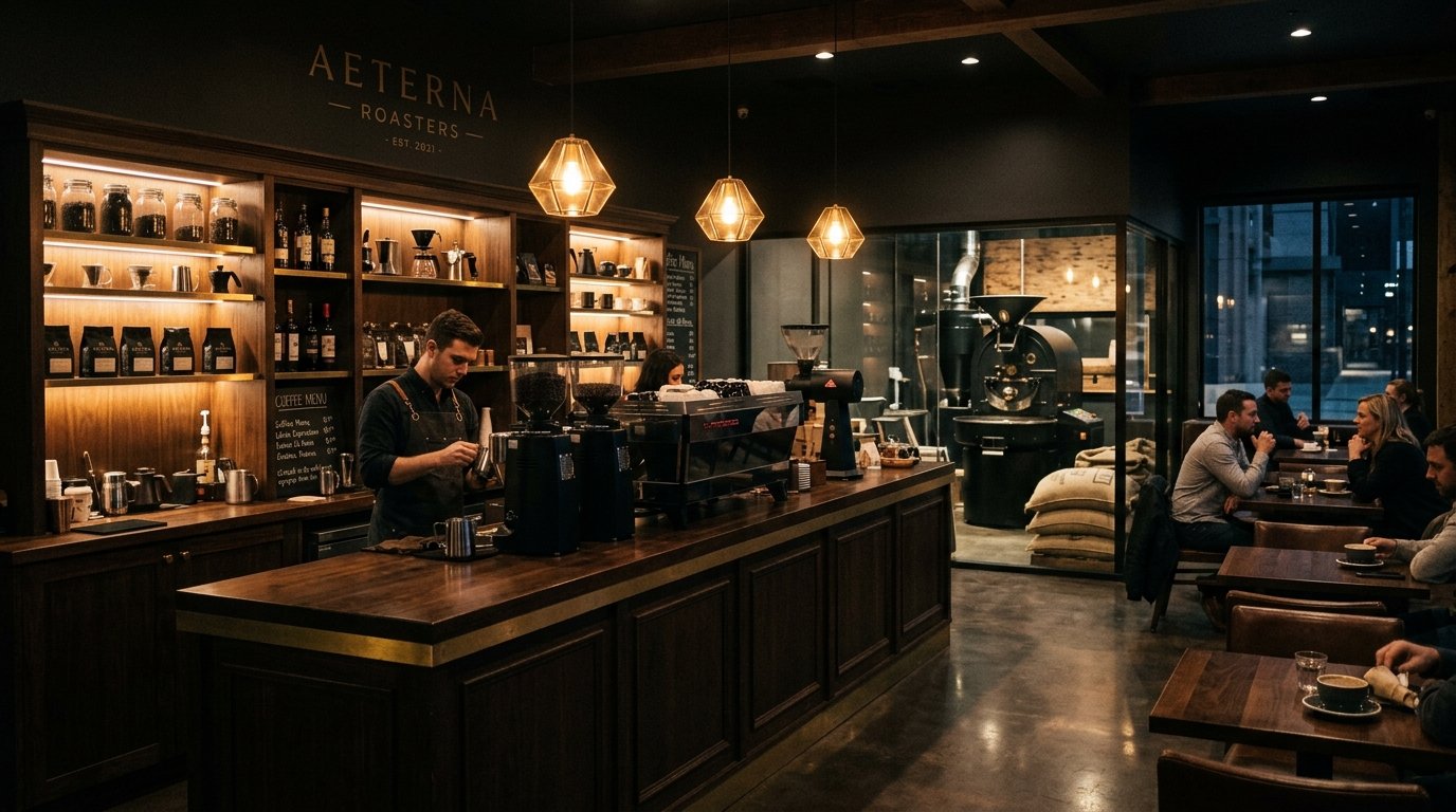 kaffaachi atmospheric cafe interior